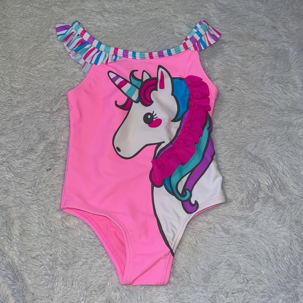 George unicorn baiting suit  baby girl clothing 🦄